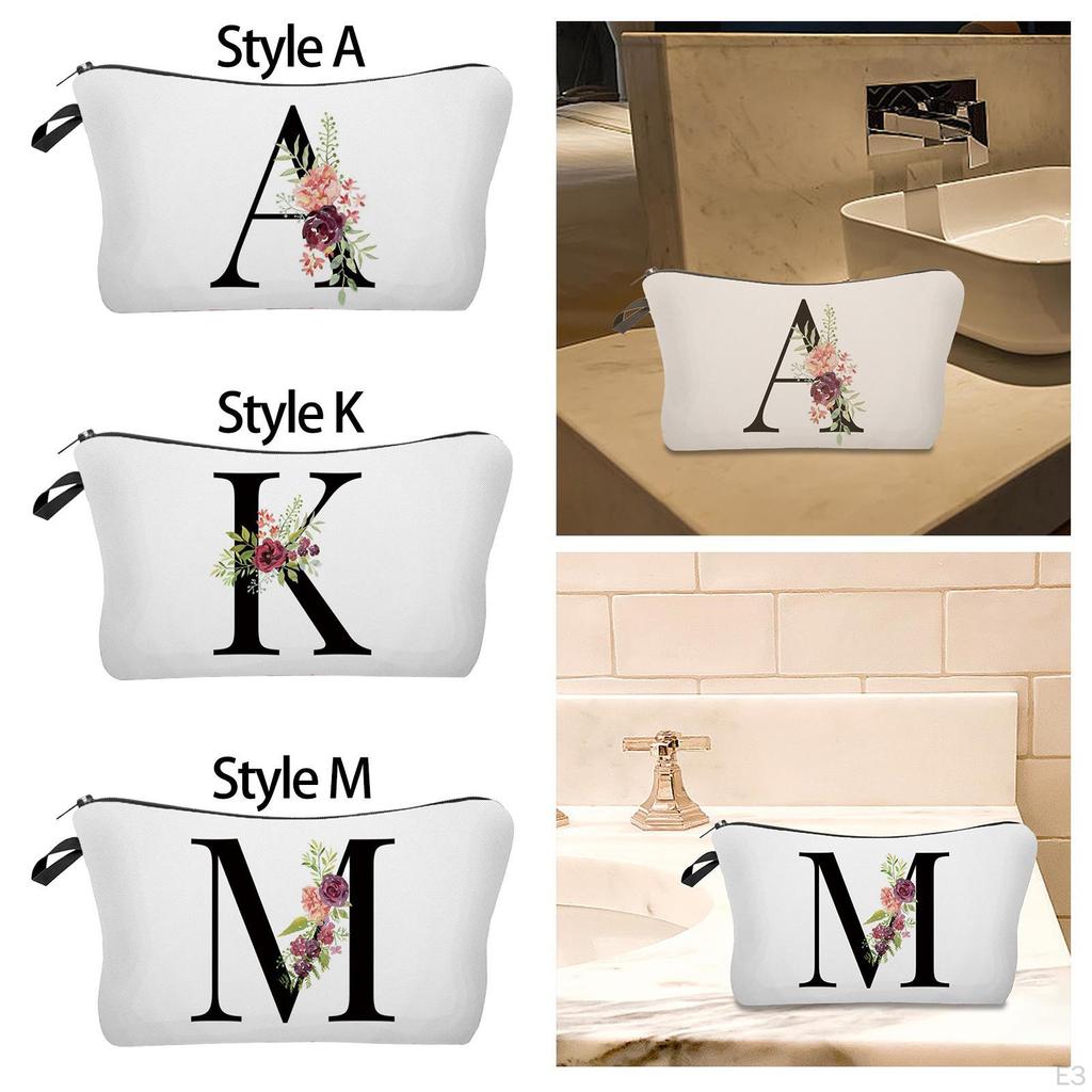 Elegant Makeup Bag for Women, Compact Toiletry