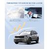 Portable Kia Telluride -2025 2026 Windshield Sunshade Umbrella With Carry Bag, 2 In1 Ice Crystal Durable Compact Shade Umbrella UPF50+ UV Front