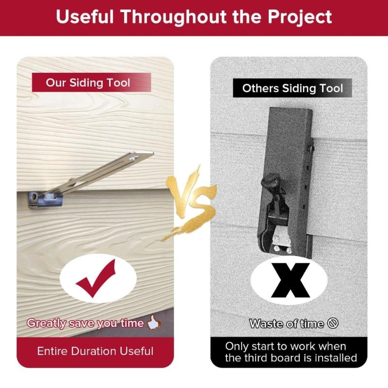 2 шт. Инструменты для сайдинга  Шаблон для сайдинга Инструмент для сайдинга для сайдинговой доски 5/16 дюйма Инструмент для шаблона сайдинга Инструменты для установки сайдинга
