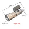 1Pcs for Power Washer Ball Valve Kit High Pressure Water Flow Switch Washer Quick Connector 3/8 1/4 Inch Stainless Steel