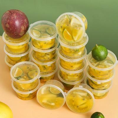 10 шт. одноразовые прозрачные пластиковые коробки для соуса и специй, контейнер для хранения специй