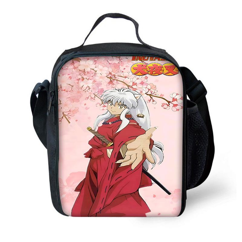 Школьный рюкзак Inuyasha для детей, теплый, зимний, с сумками для ланча, пеналами, школьными сумками для мальчиков и девочек, лучший подарок