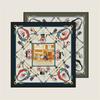 POBING Hand Rolled Twill Silk Scarf Women Horse Carriage Double Print Square Scarves Wraps Echarpes Foulards Femme Hijab 90CM