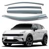 Яркие полосатые дефлекторы окон и защиты от дождя для Lynk & Co 06 (2020) - Утолщенные боковые дефлекторы