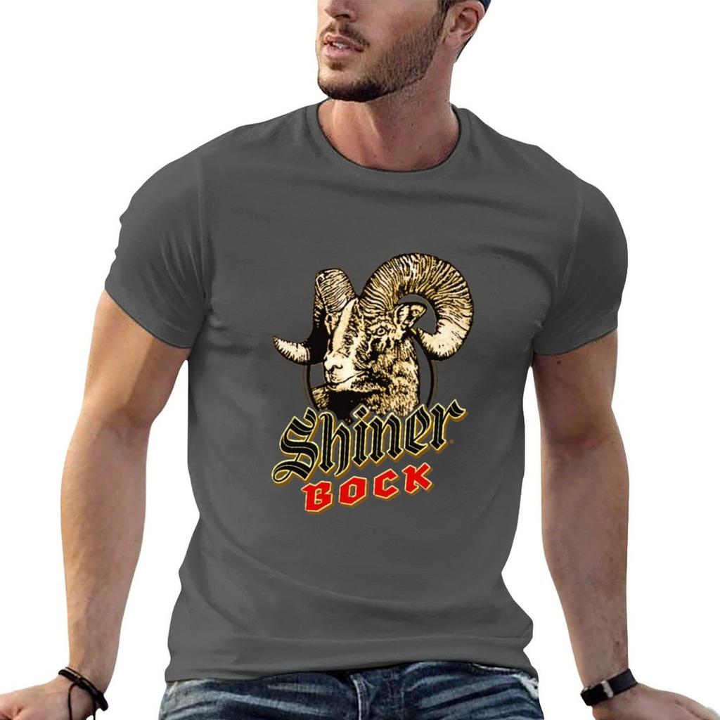 Vintage Shiner Bock Beer Logo Tshirt Cotton T Shirt Pack Graphic T Shirts For Unisex Unisex T Shirt Cotton Tshirt