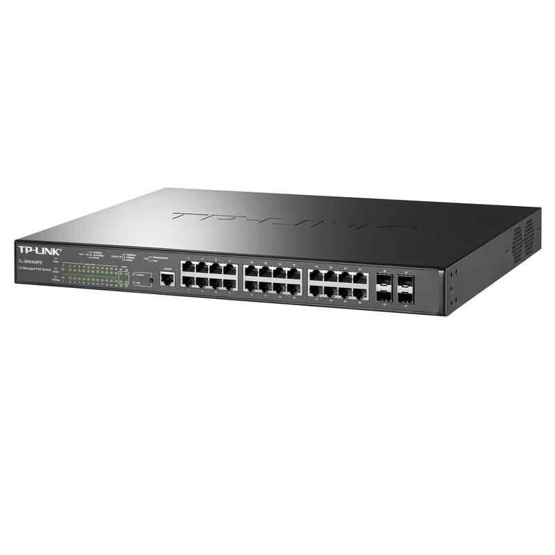 TP-LINK TL-SH5428PE 24-Port Gigabit Layer 3 Managed PoE Switch