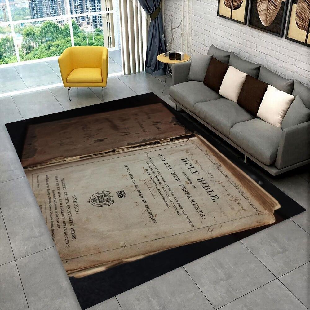 Коврик для молитвы с библейским крестом Иисуса, ковер для дома, гостиной, спальни, дивана, коврик для двери, декор для детской игры, нескользящий напольный коврик, подарок