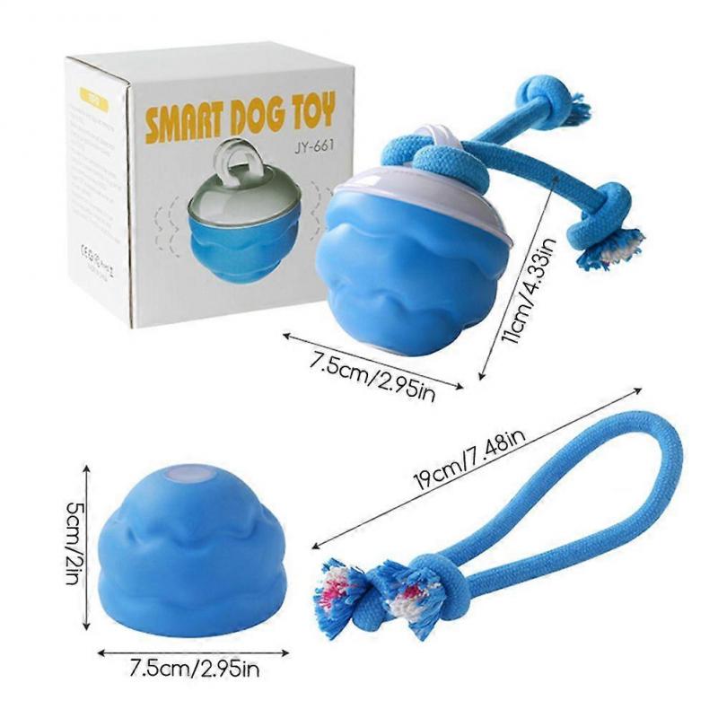 Automatic Rolling Dog Toy Ball Rechargeable Interactive Pet Toy Chew-Proof & Motion-Activated Dog Ball