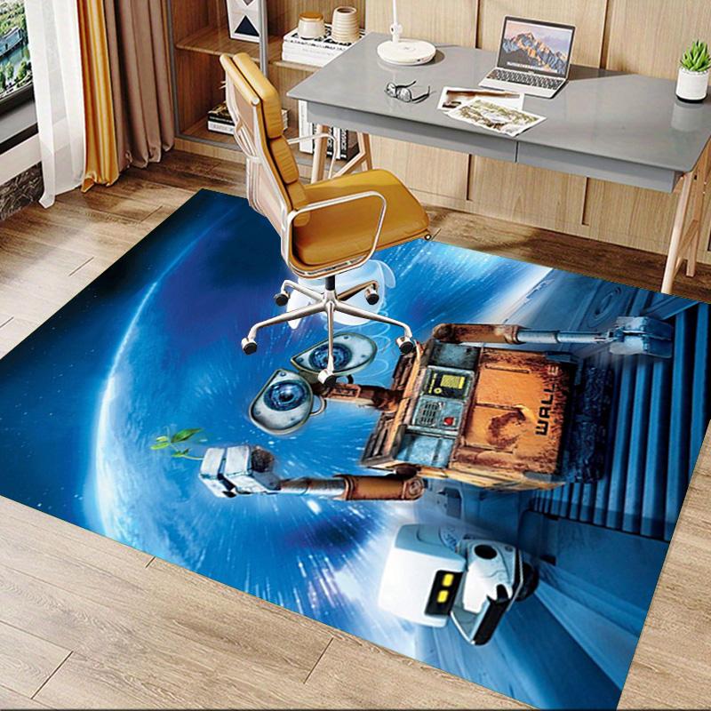 Robots Space Adventure Carpet For Playroom Bedroom Living Room Sofa Home Decorkids Game Area Rug Nonslip Floor Mat