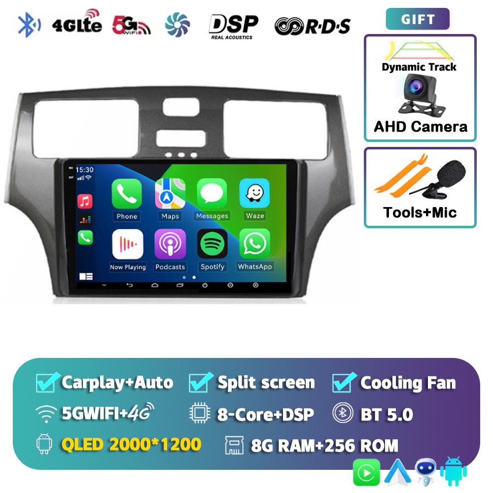 Android 14 Carplay Автомагнитола для Lexus ES300 ES330 XV30 ES250 2001 2002 2003 2004 2005 2006 Мультимедийный проигрыватель Стерео 4G DSP