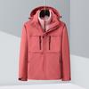 Outdoor Three-in-one Jacket Women Waterproof, Windproof and Warm Mink Velvet Detachable Inner Liner Mountaineering Suit