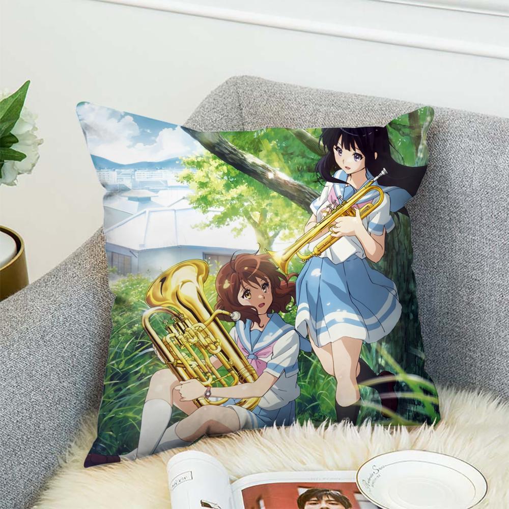 Чехол на подушку Sound Euphonium 3 для автомобиля, дивана, декоративный домашний, двусторонний принт, плюшевая квадратная декоративная подушка, чехол