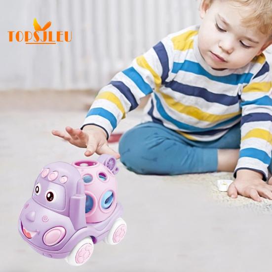 Игрушка-машинка для мальчиков и девочек, милая черепаха/грузовик/кран, автомобильная погремушка, мультяшная игрушка, мягкая погремушка, сенсорная игрушка, дошкольное обучение, подарок для детского душа