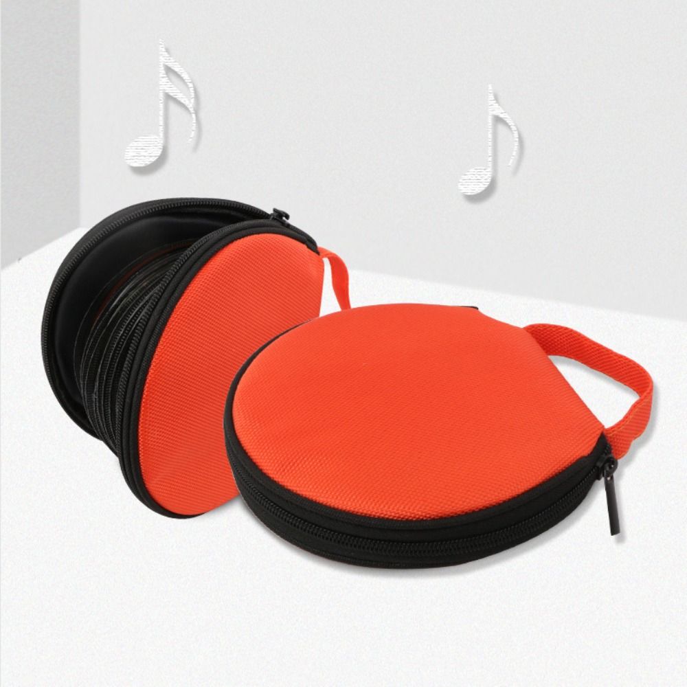Portable 20 Capacity CD DVD Carrying Case Dustproof with Hand Strap Storage Bag Dual-use Oxford Cloth Car CD Bag Travel