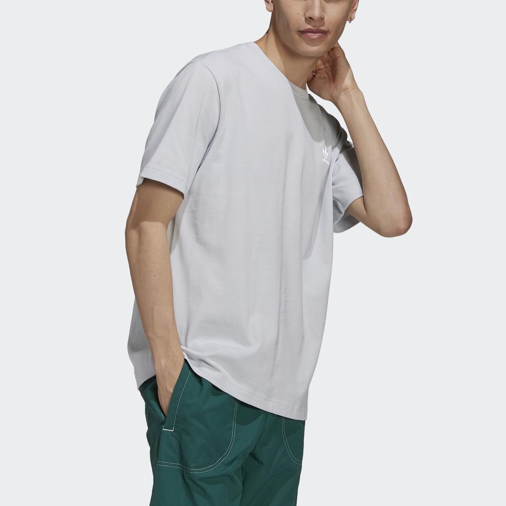 Adidas Футболка Originals B+F Trefoil Tee, свободная спортивная футболка с коротким рукавом, мужская, синяя GN3496