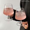 Trendy Glass Soda Water Bubble Cup - Brandy Glass for Iced Coffee and Drinks