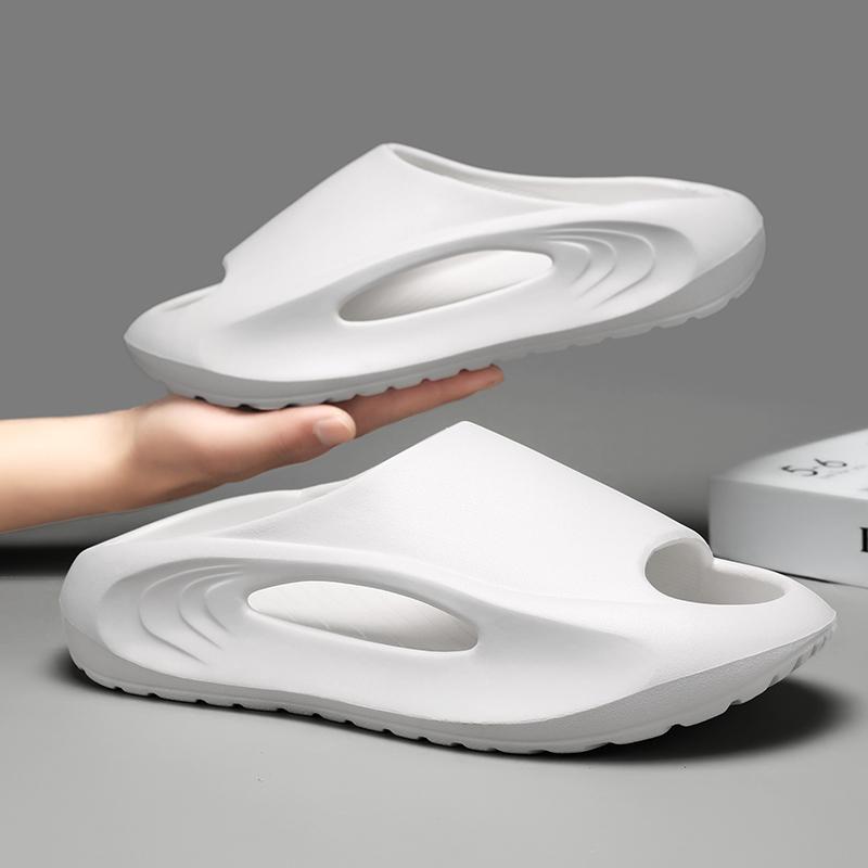 FashionMen Slippers 2024 New Slides Summer Sandals Men Outside Women Fashion Casual Beach Lover Breathable Shoes Men Home Slippers