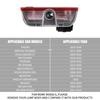 T23-2pcs Car Laser Projector HD Wireless Magnetic Welcome Light For Volkswagen VW Magotan Golf Touran Tiguan Sharan Passat Scirocco