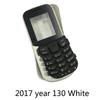 Для Nokia 2017 130 Ta-1017 130 DS RM-1035 rm1122 корпус мобильного телефона задняя крышка батареи полная передняя панель с клавиатурой