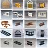 Детали MOC Забор Перила Окно Лестница Лестница Ворота DIY Садовый Дом Архитектура Крепления Строительные Блоки Детские Игрушки