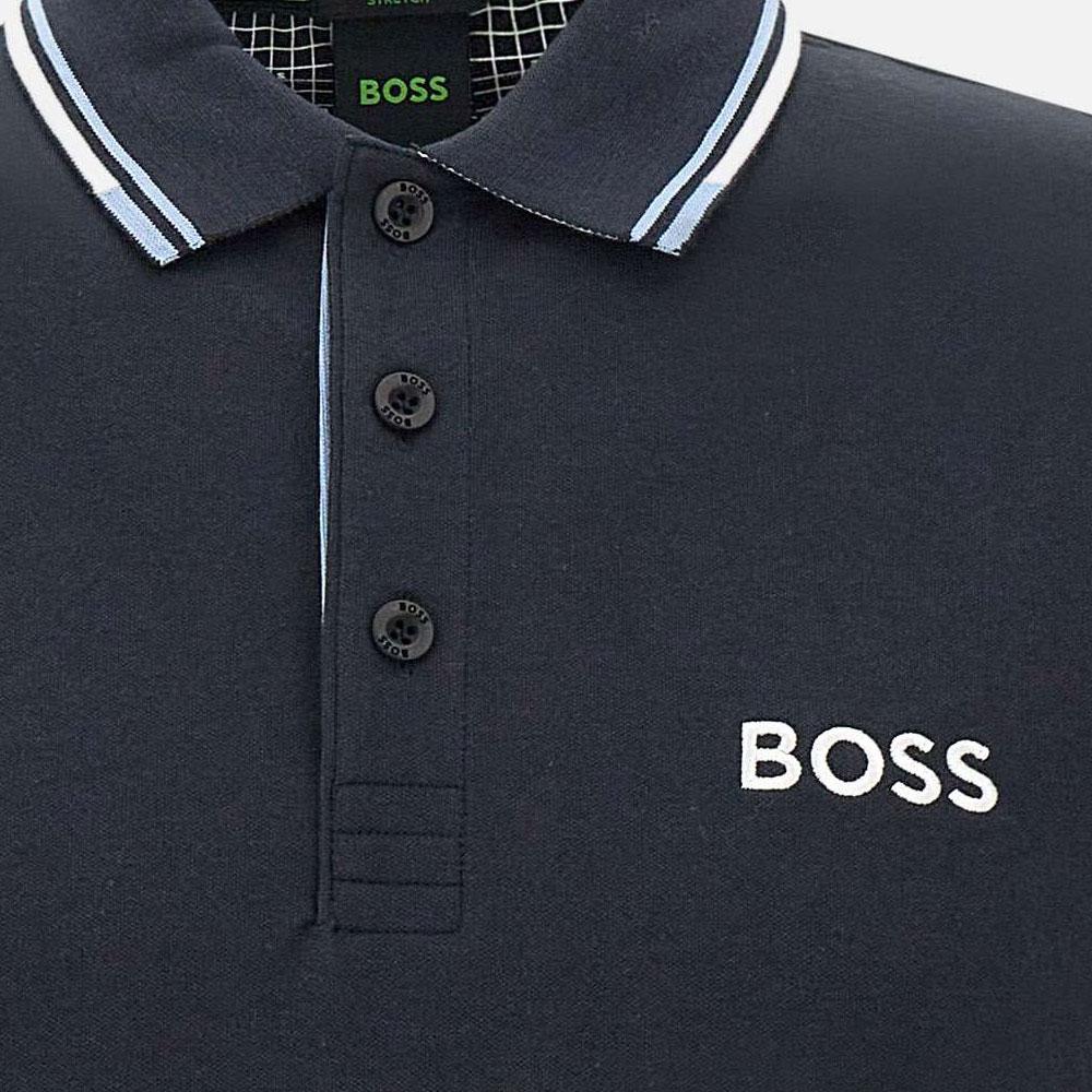 Поло Boss HUGO BOSS с вышитым логотипом, с коротким рукавом 50469102-408