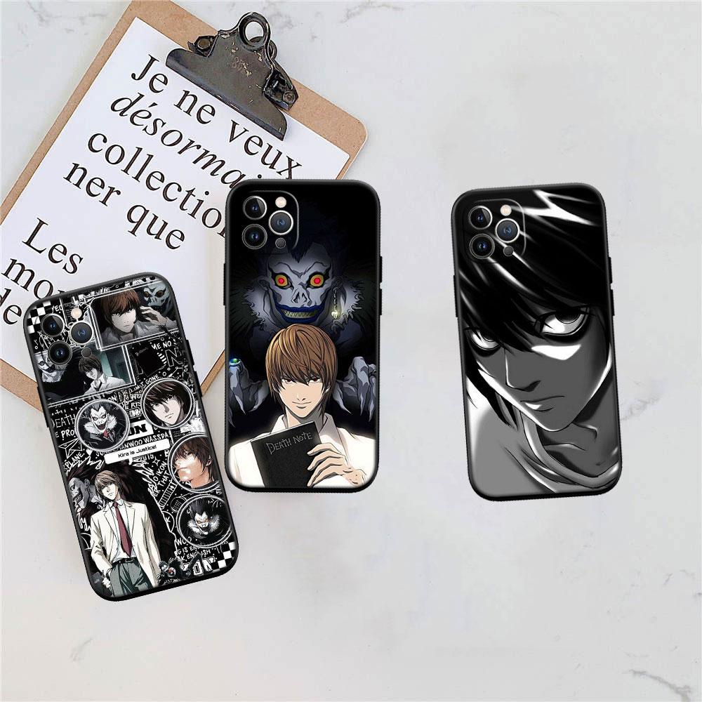 LO30 Чехол-бампер Death Note для Samsung Galaxy S20 S21 S22 Ultra FE + Plus A21S A22 A24 A25 A26 A30 A30S A31