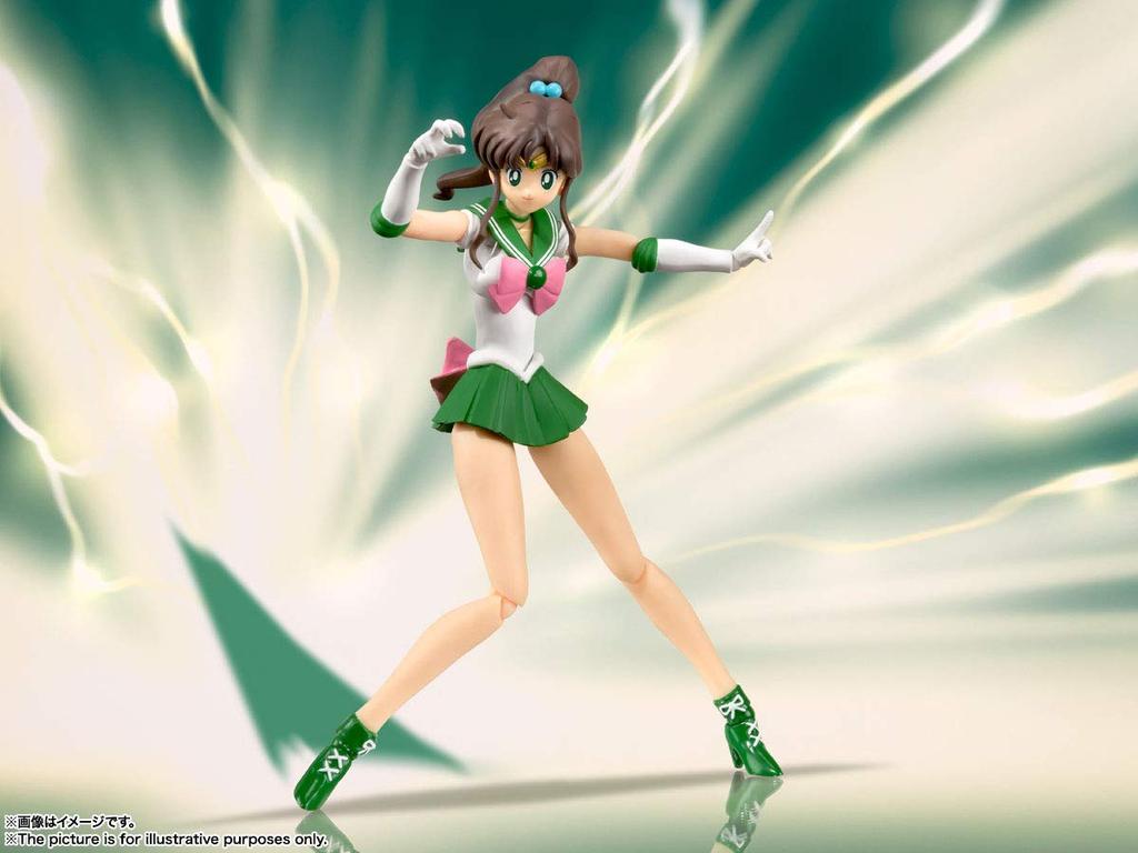 Sailor Moon Sailor Jupiter Color 150mm Painted Movable Figure S.H.Figuarts -Animation Edition-(Resale Version) Approx. PVC&ABS