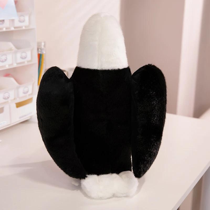 Lifelike American Eagle Owl Plush Toys Soft Stuffed Animals RealLife Bird Dolls Home Decor for Kids Children Boys Birthday Gifts