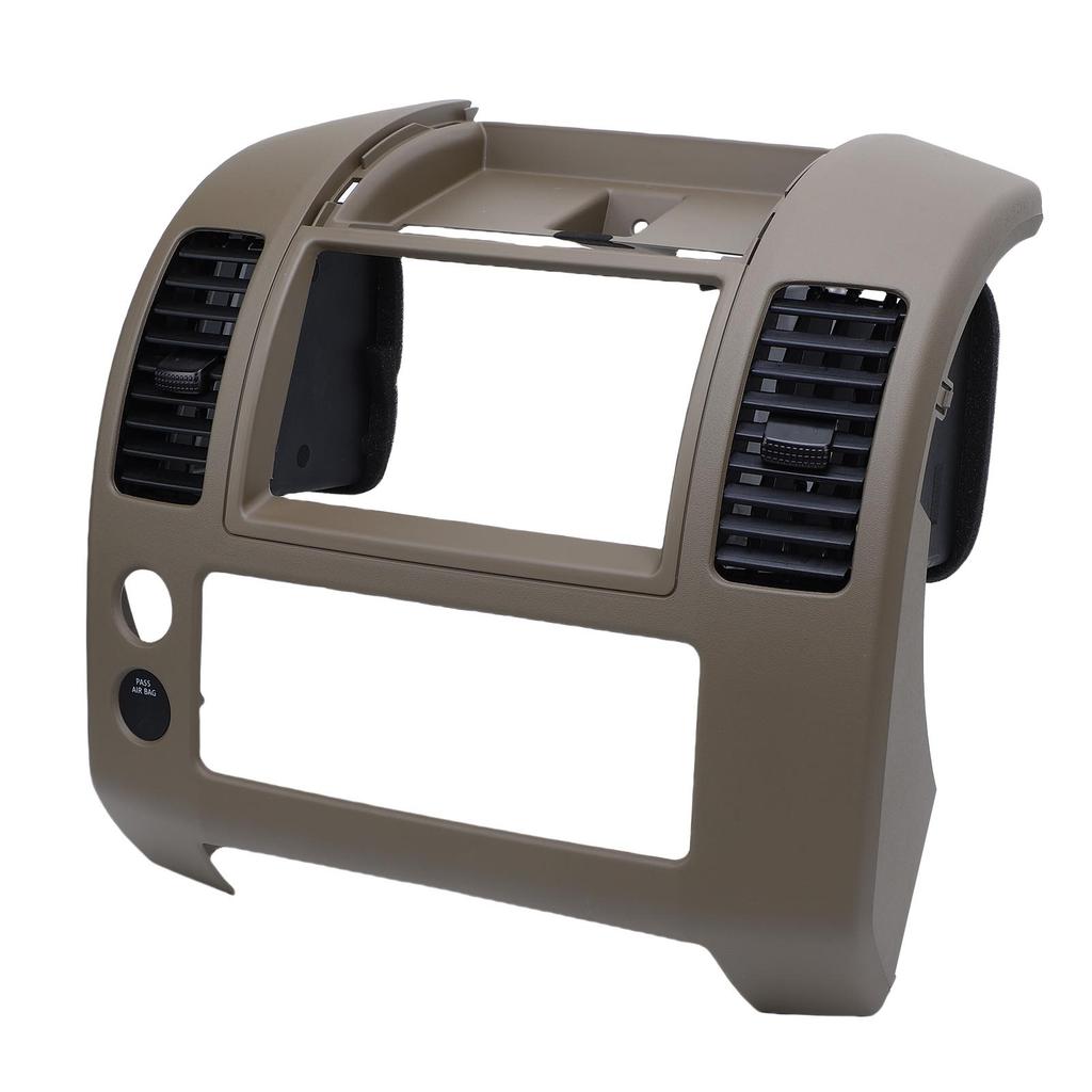 Center Dash Console Instrument Panel Bezel Replacement for Frontier 2005 2020 Car Center Console Bezel Brown 68259 ZP16A