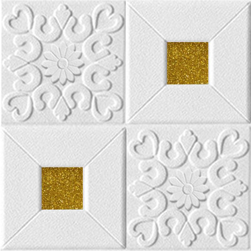 35*35 см 3D наклейки на стену, потолочная панель, декор на крышу, водонепроницаемые самоклеящиеся пенопластовые обои для гостиной, кухни, ТВ-фон