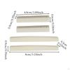 2Pcs Bridge Saddle Nut Set for 6 Strings Guitar Folk Classical