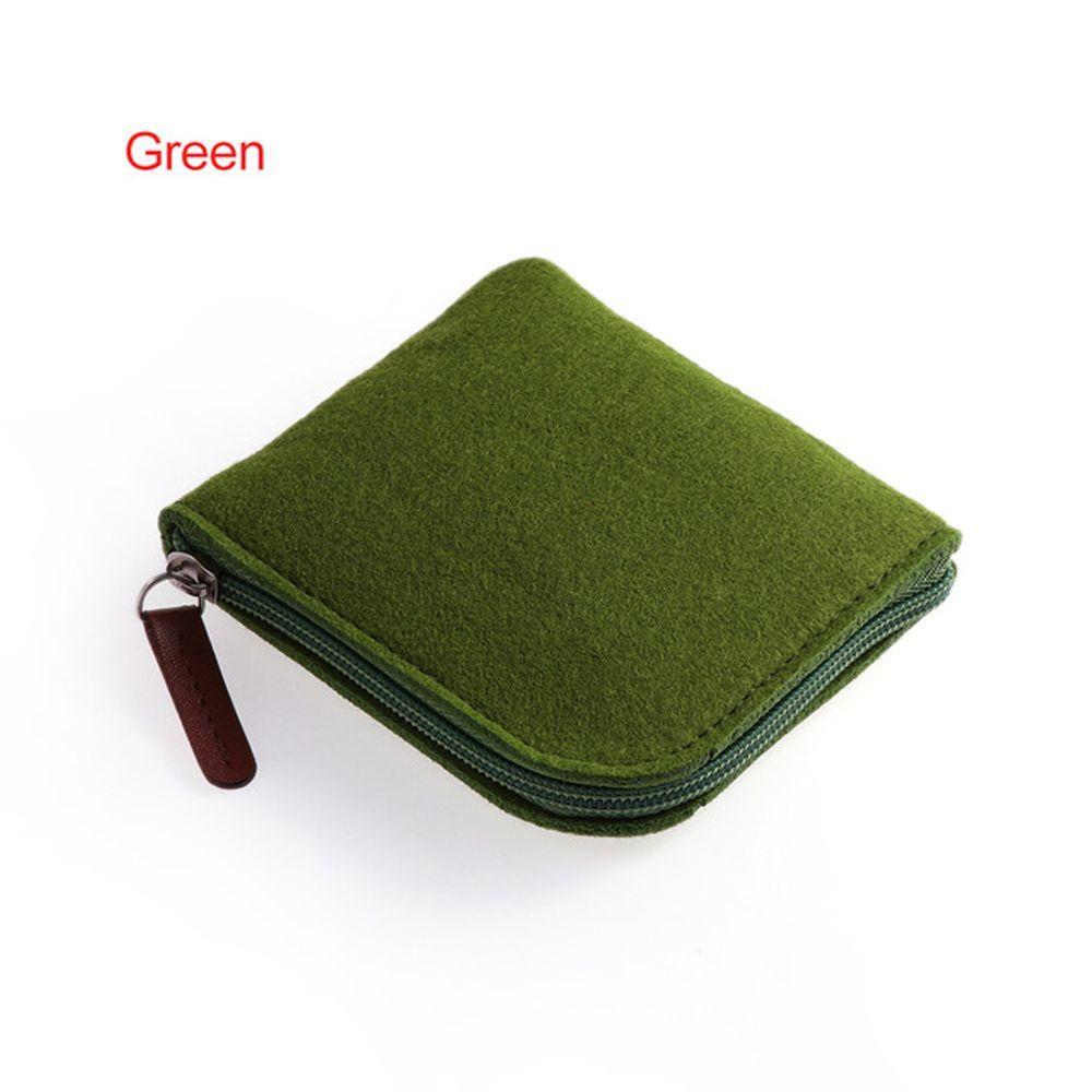 Quality Felt Storage Wallets Wallet Card Holder Pouch Money Bag Coin Purse Key Bag Change Purse