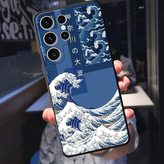 Чехол для телефона с китайским драконом и тигром для Samsung Galaxy S23 Ultra 5g S21 S20 Fe S10e S22 Plus S8 S7 S10 S9, черный мягкий чехол, броня