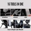 Инструмент для ремонта велосипеда 16 в 1 велосипедный гаечный ключ велосипедный гаечный ключ линейка отвертка