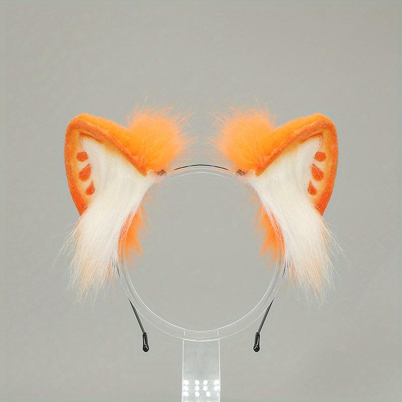 Хэллоуин Реалистичные Кроличьи Ушки Ободок KC - Ручная Работа Плюшевый Лолита Косплей Реквизит Кроличьи Ушки