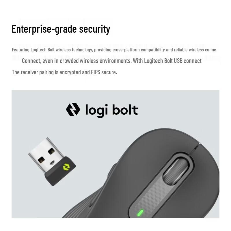 Logitech M650L Wireless Silent Dual-Mode Office Mouse