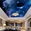 Планета Космос Зенит Фреска 3D Гостиная Ресторан Потолок Фотообои