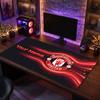 Manchester United Custom Large Mouse Pad, Personalized Name Text Print, Football Logo Non‑Slip Desk Mat Gaming Gift