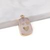 2pcs Stone Small Natrual Pendant Rose Quartzmalachite Cartoon Pendant For Jewelry Making Diy Earrings Bracelet Accessory