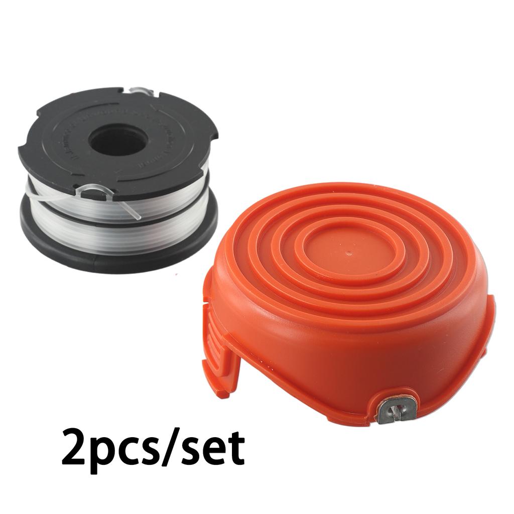 Катушка с леской и крышкой подходит для триммеров Black & Decker GL315 GL350 GL650 GL660 Аксессуары для садовых триммеров