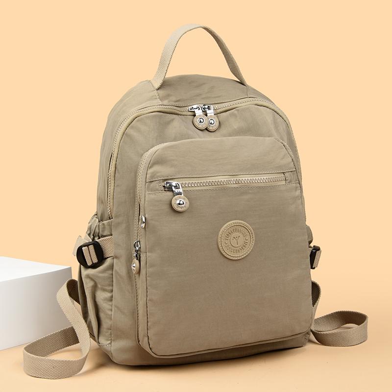 Lightweight Backpack Women's Travel Backpack Water-Repellent Nylon Student Schoolbag