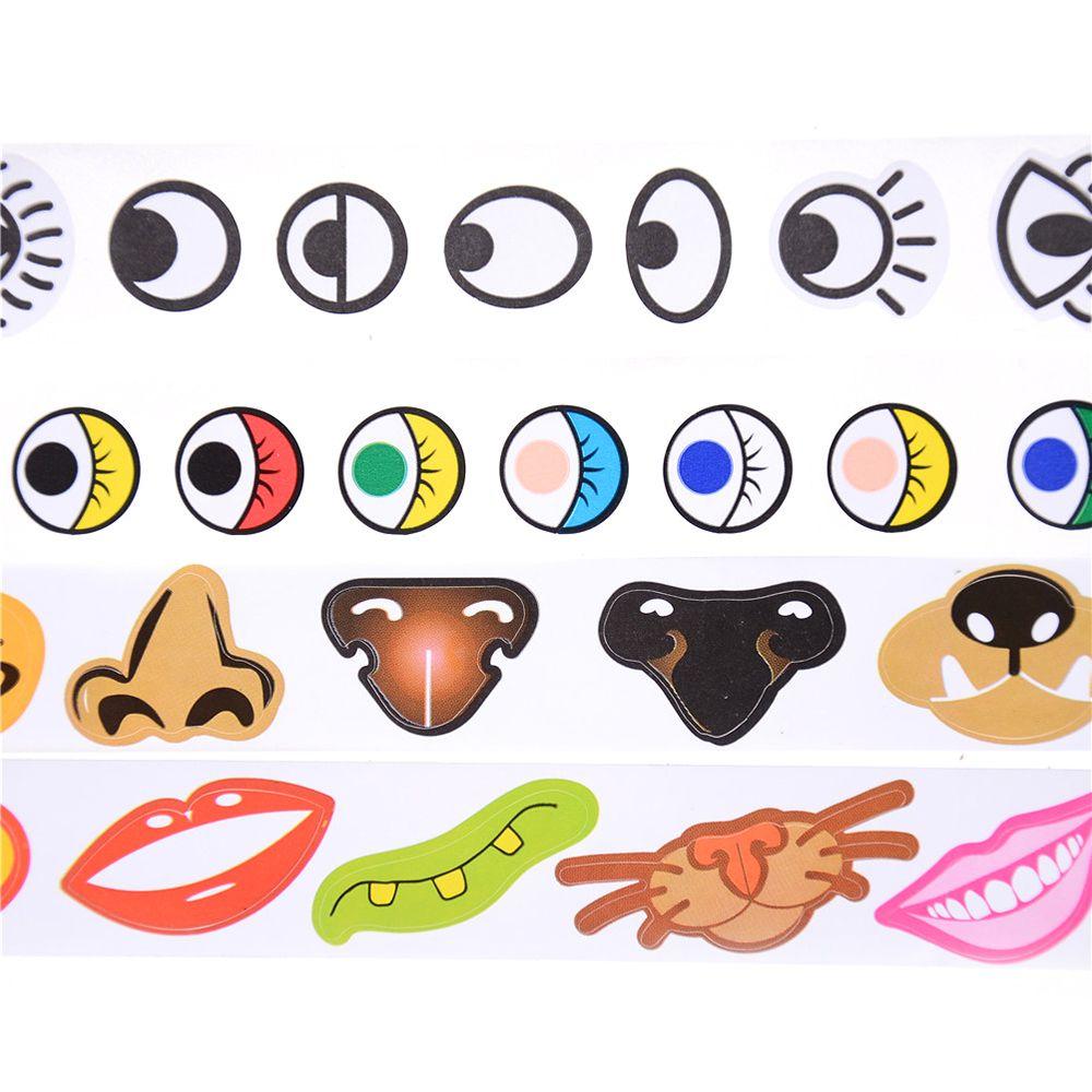 Materials Children Cartoon Animal Glue Stickers Stickers Educational Toys Eyes / Nose / Mouth