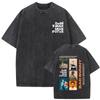Rapper Bad Bunny Washed Vintage T-shirt DeBi TiRAR MaS FOToS DTMF Merch T Shirts Men's Women Fashion Hip Hop Oversized T-shirts