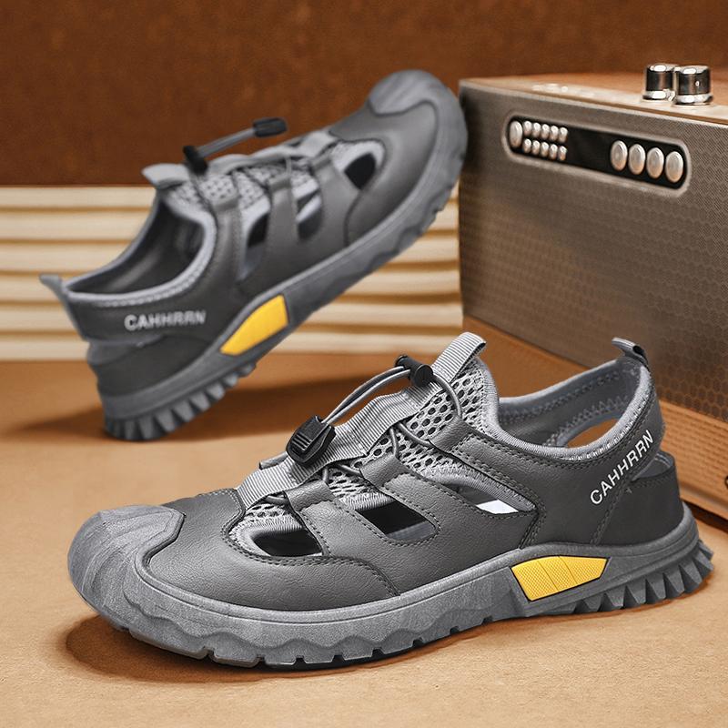 Wading Shoes Spring 2025 Men's Driving Outdoor Breathable Non-slip Bag Head Quick-drying Casual Beach Sandals