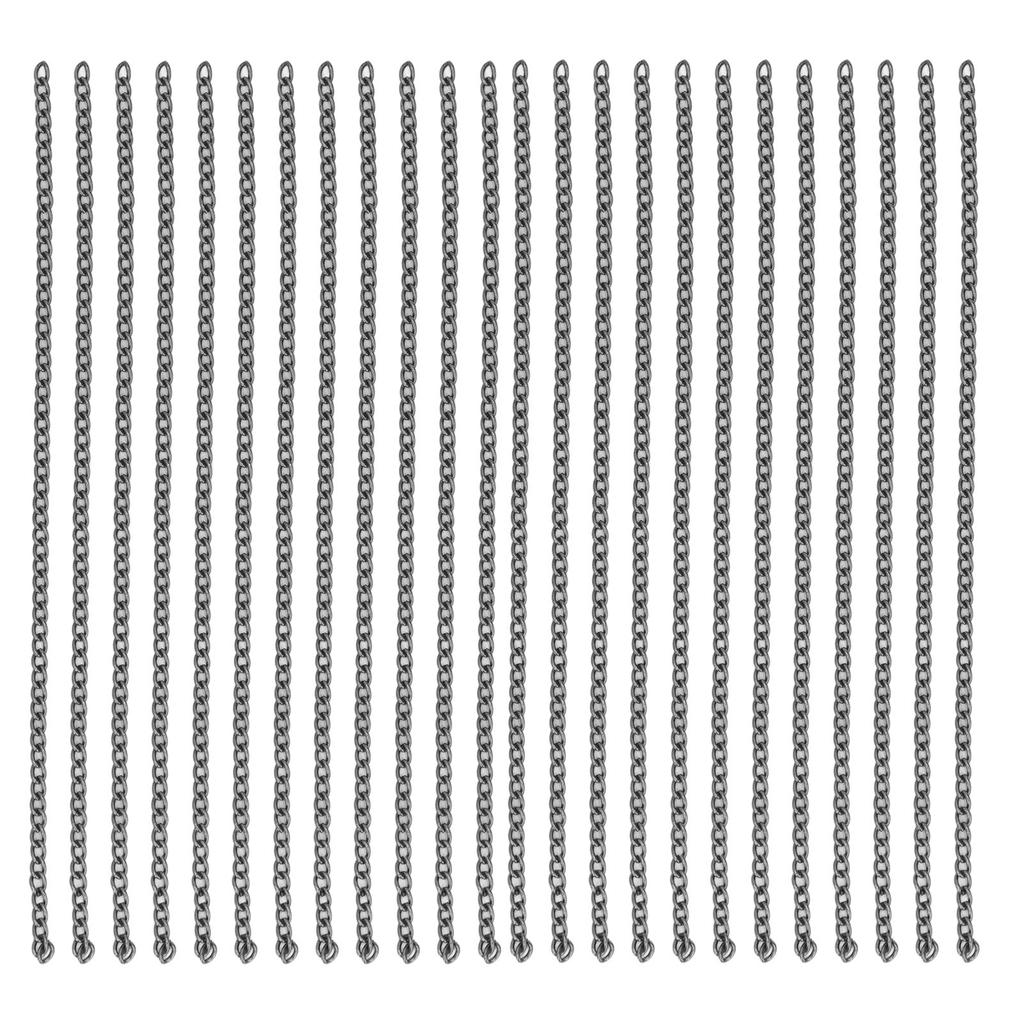 Curb Chain 10 Meters Making Copper Decorative Jewelry Curb Chain for Necklaces Bracelets Anklets