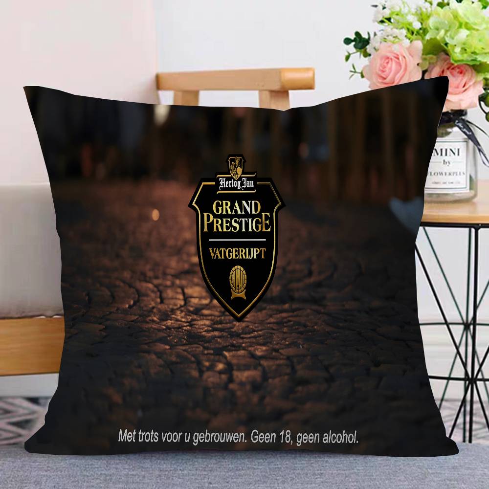 H-Hertog J-Jan Personalized Pillow Cover Kids Bedroom Wild Party Decor Pillowcase kid Birthday shower Gift