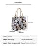 Cat Print Canvas Tote: Portable Lunch, Picnic & Work Bag