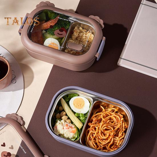 Children Bento Box Food-Grade Thermal Easy Cleaning Safe Microwave Lunch Box Boys Girls Bento Box Home Use