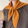 Knitted Triangle Scarf Winter Korea Women Neck Protection Small Cashmere Wool Warm Shawl Scarf XWJ115