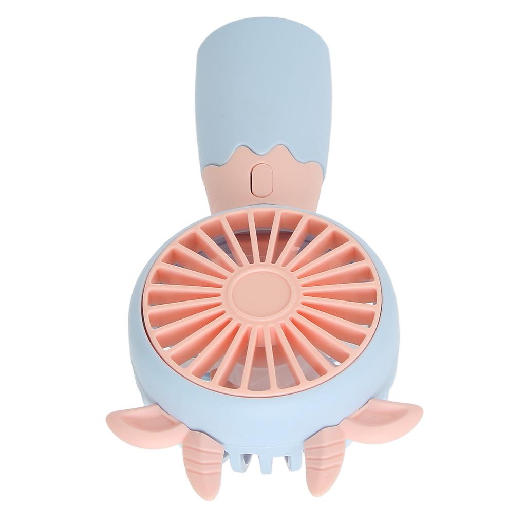 Mini Handheld Fan USB Portable Ergonomic Design Intensive Grid Design 300mAh Cute Handheld Small Fan